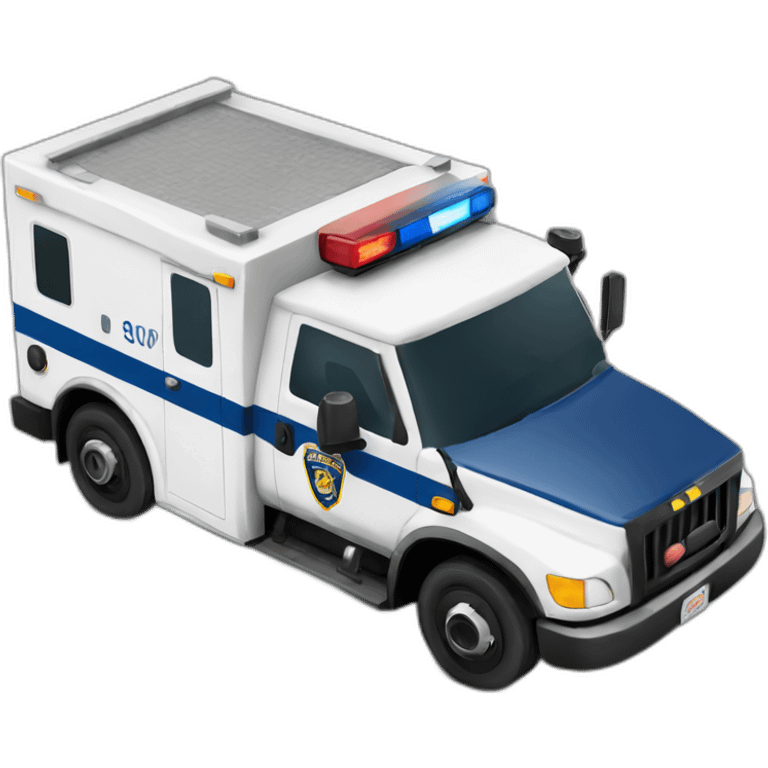 Police Truck emoji