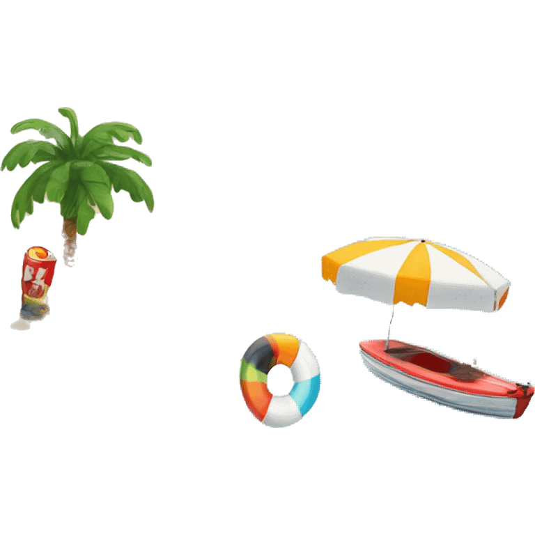 Pula, Croatia beach and plane near beach emoji