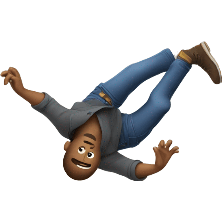 guy falling down emoji