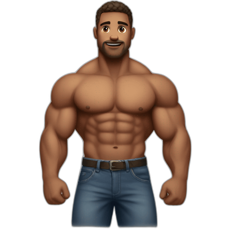 Big muscular boys emoji