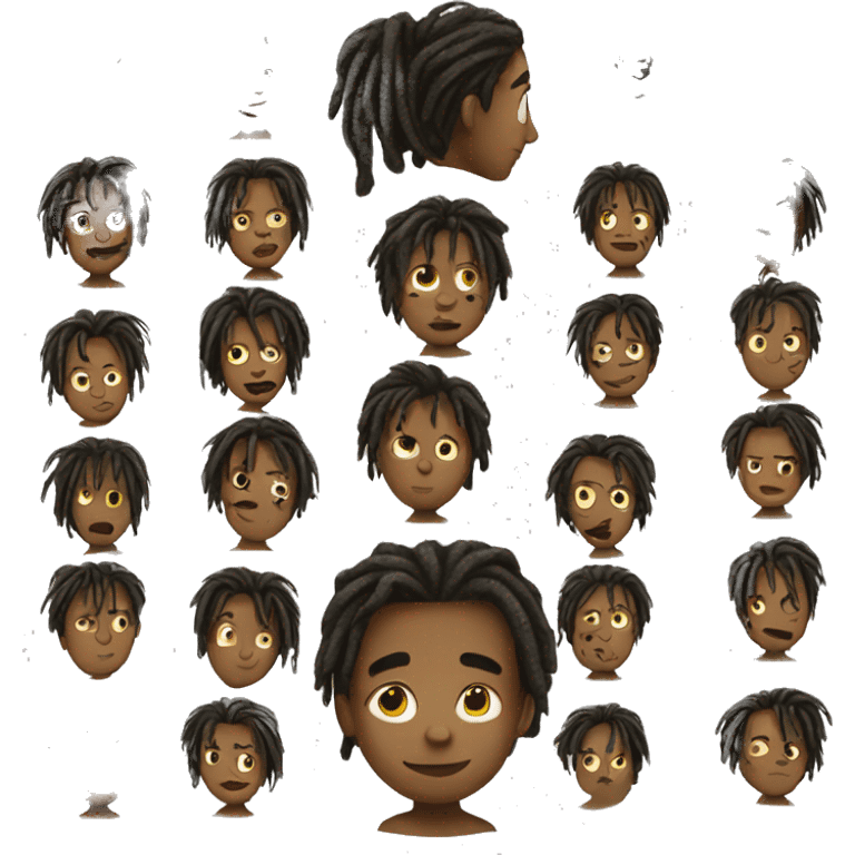  boy with dreadlocks emoji