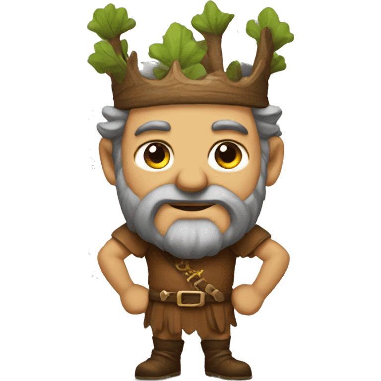 Oak king emoji