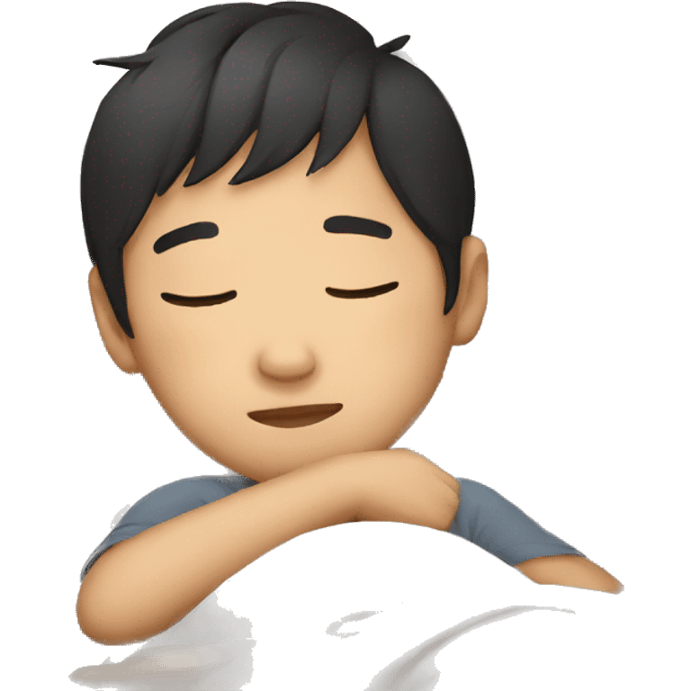 asian boy sleep emoji