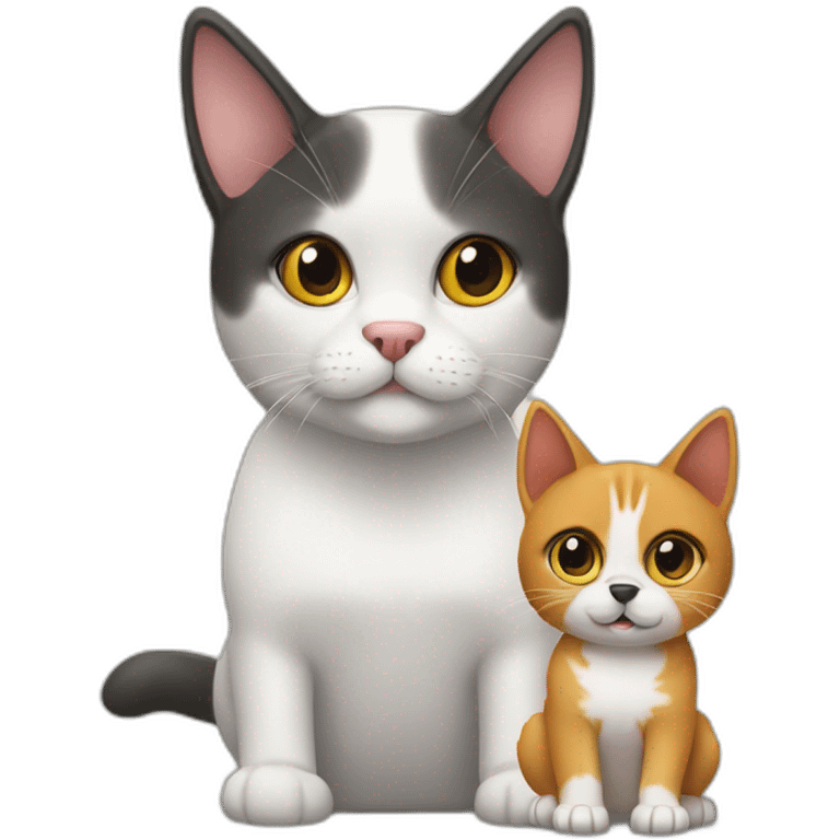 cat-and-dog-in-shelter emoji