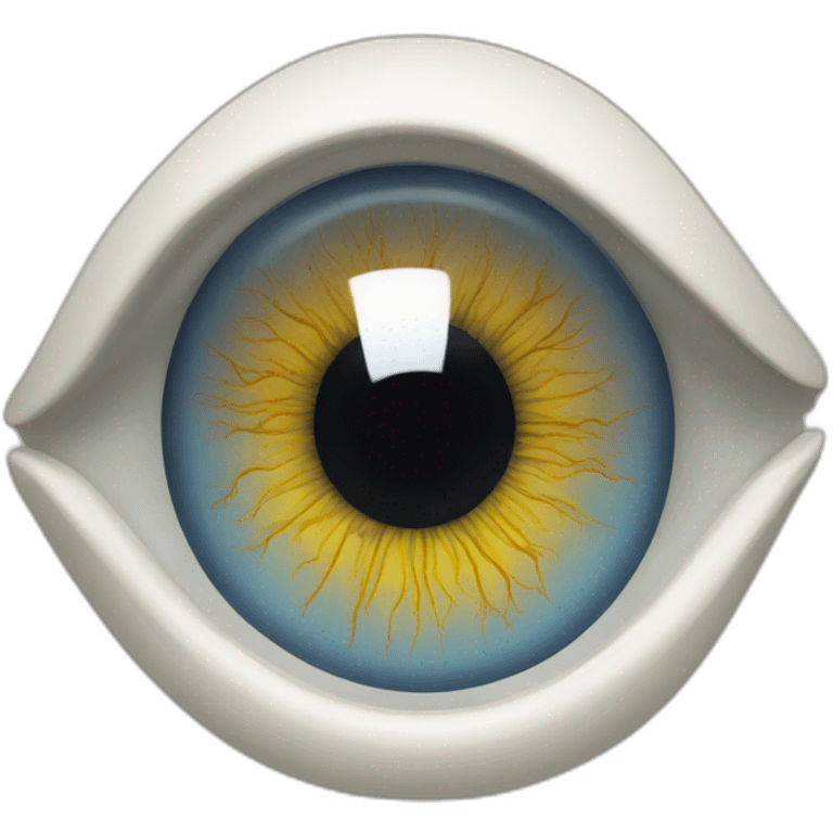 eye retinal vessel emoji