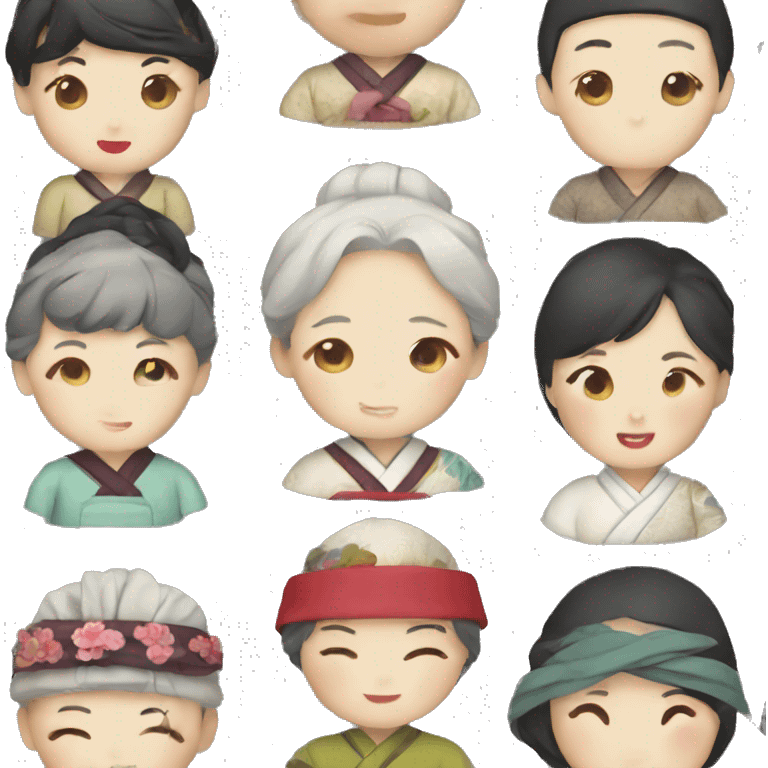 Korean traditional clothes  emoji