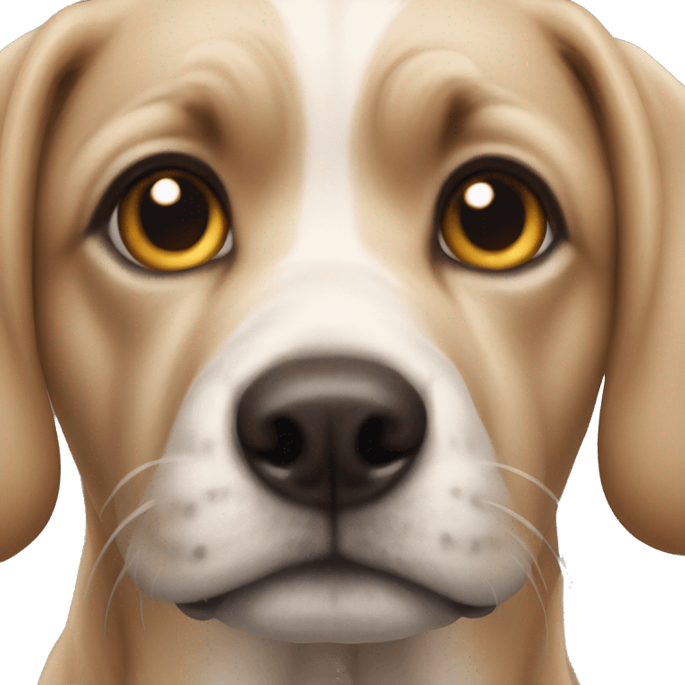 realistic dog gaze emoji