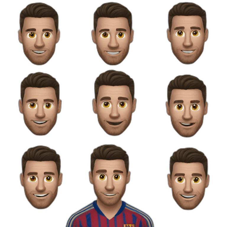 Messi nique ronaldo emoji