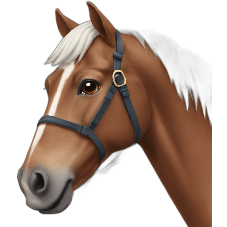 A horse named Théo  emoji