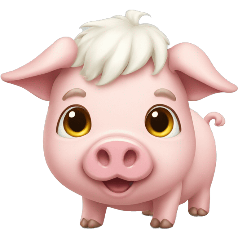 Elf pig emoji