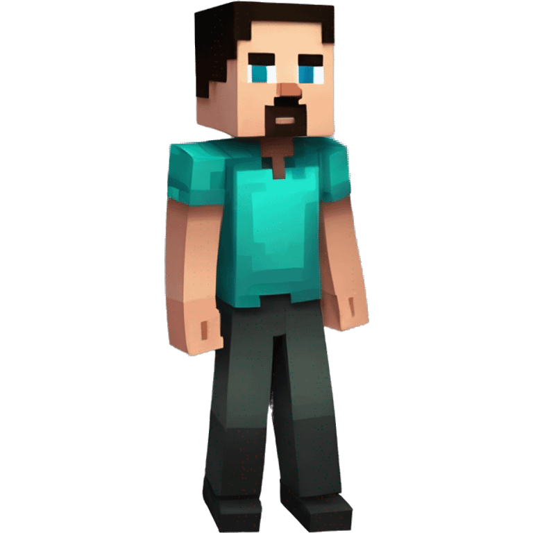 minecraft herobrine character haunting steve minecraft character emoji