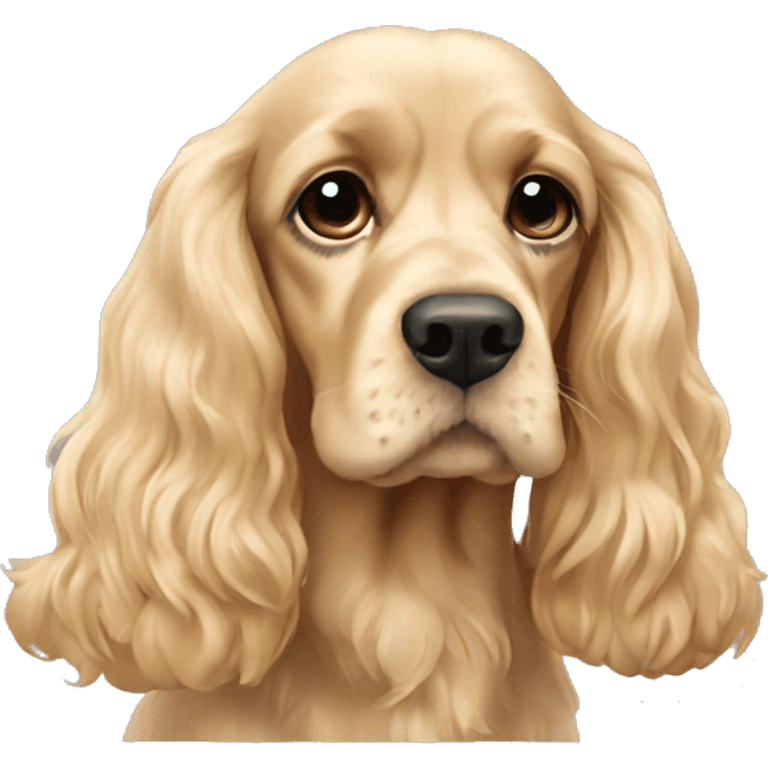 blond cocker spaniel emoji