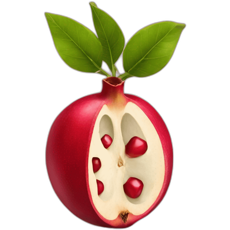 Pomegrante the fruit emoji