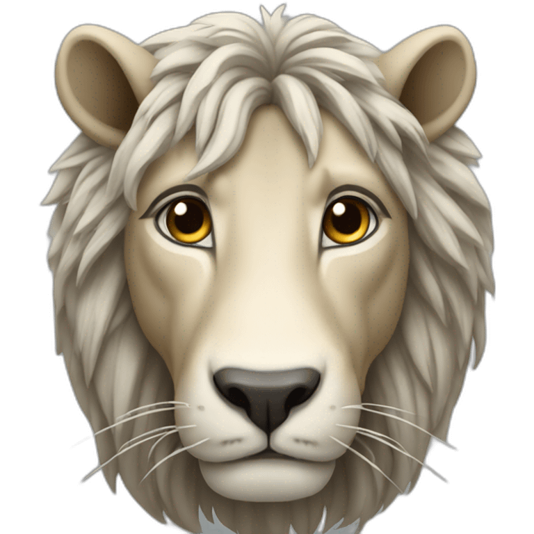 Cheval sur lion emoji