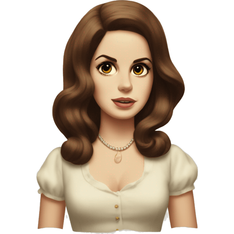 lana del rey vintage emoji