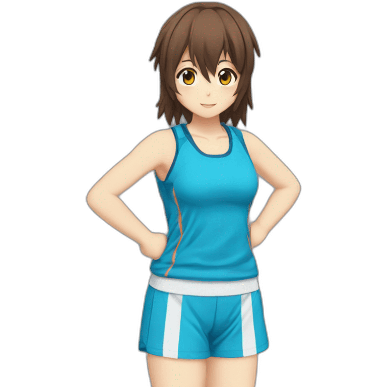 Haruhi Suzumiya In sportswear emoji