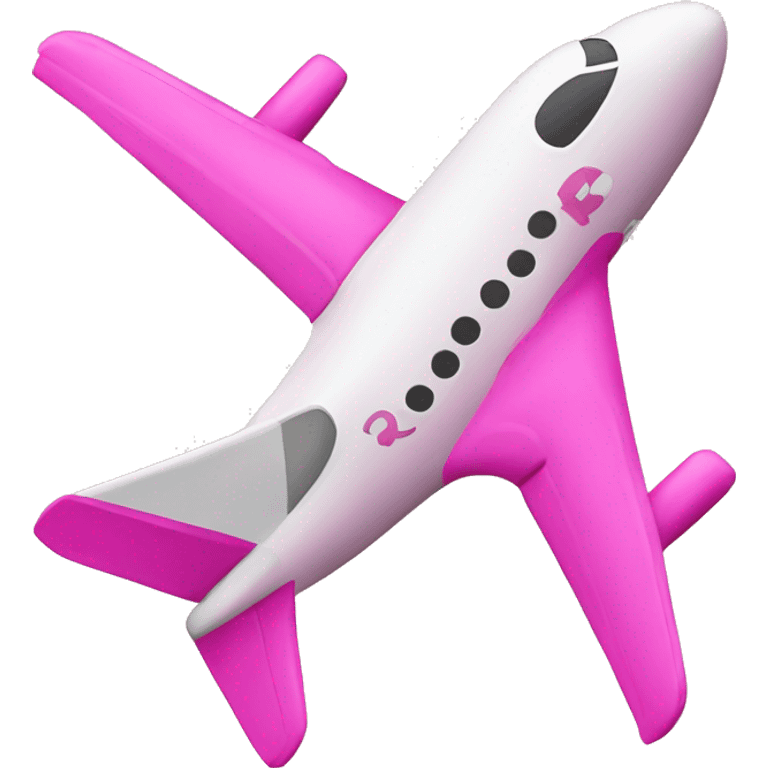 Pink airplane  emoji