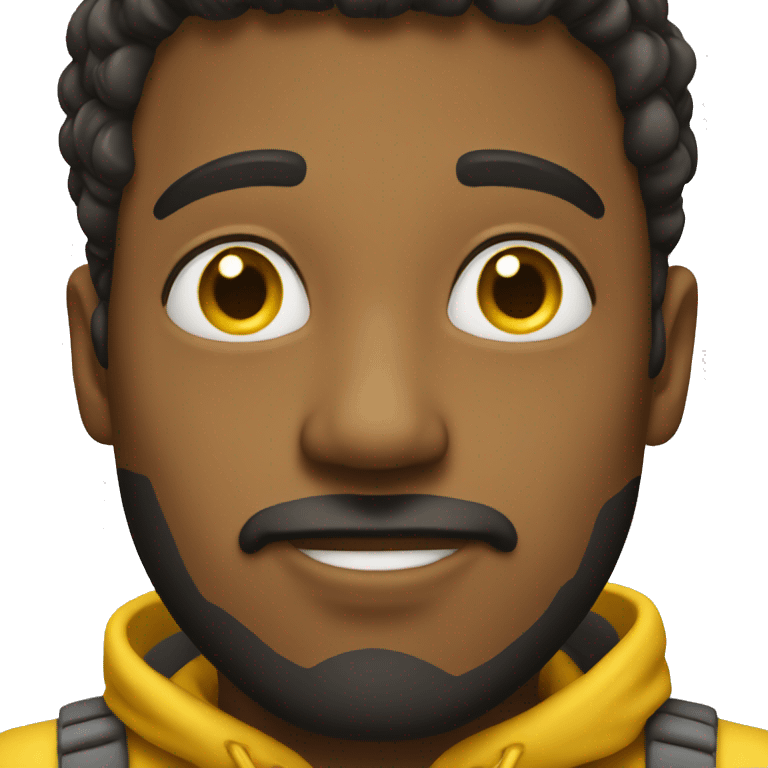 high yellow guy emoji