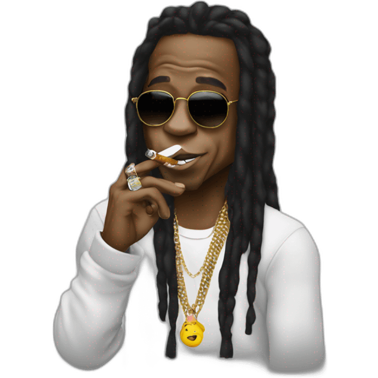 Lil wayne smoking  emoji