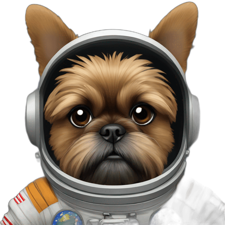 brussels griffon astronaut emoji