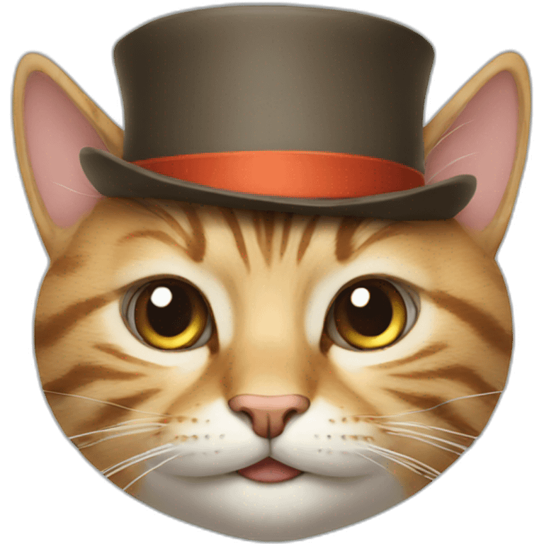 Cat in hat emoji