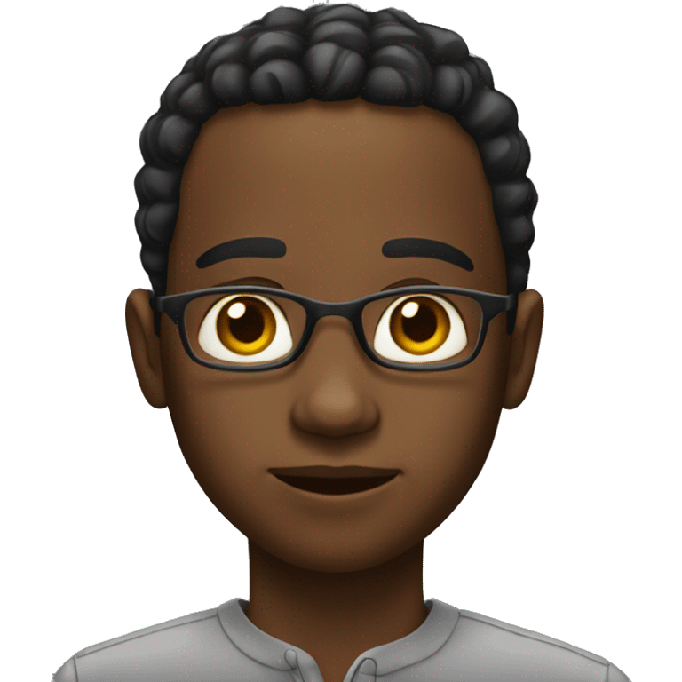 YOUNG AFRICAN AMERICAN MAN emoji