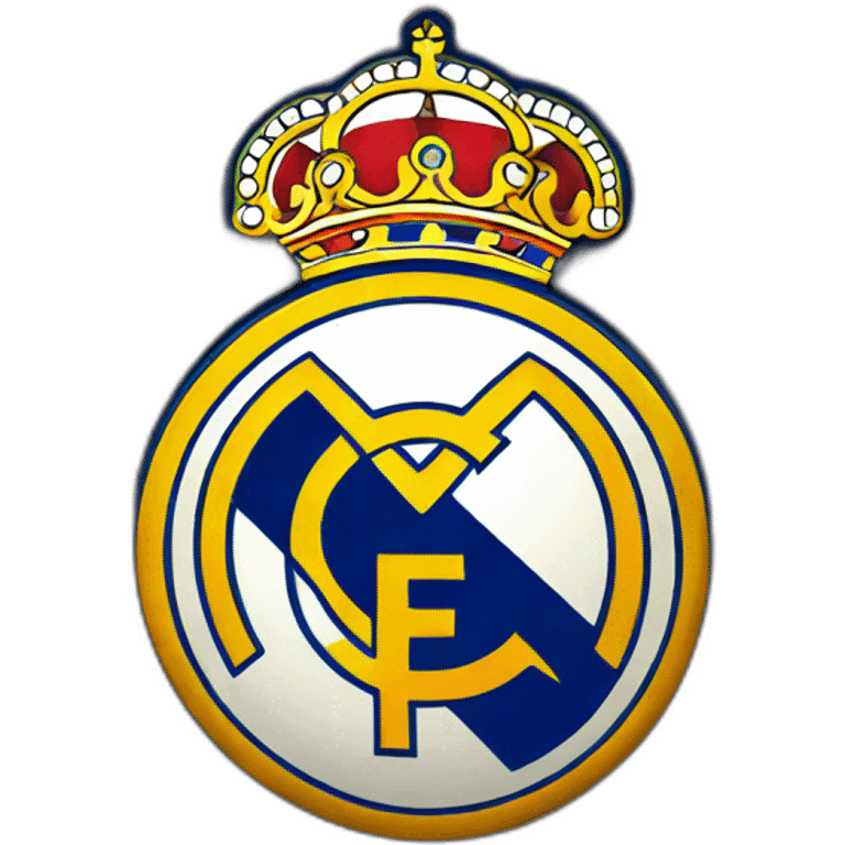 Real Madrid logo with 6F logo  emoji