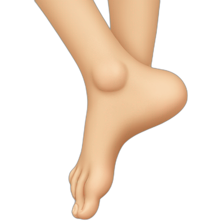 Femal foot emoji