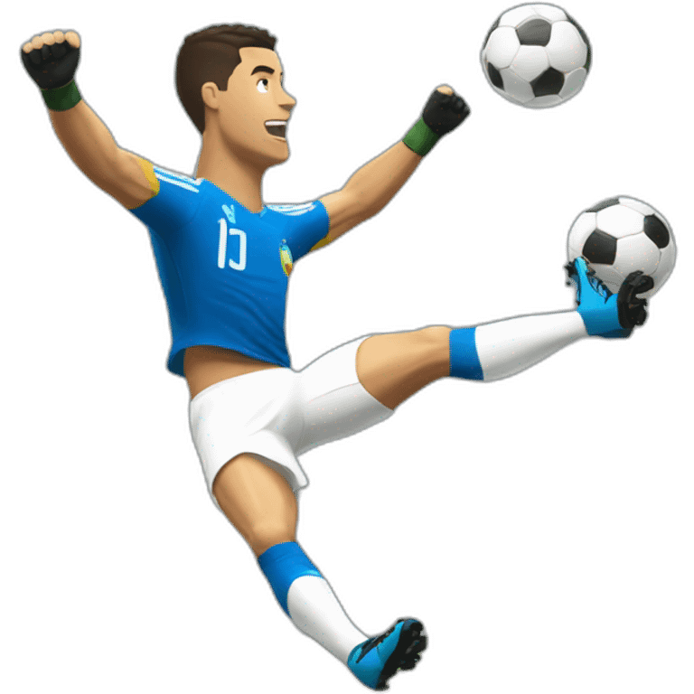 Ronaldo bicycle kick emoji