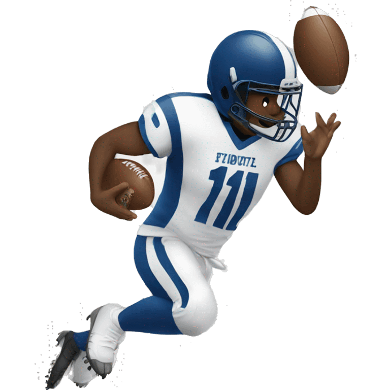 #111 Playing football emoji