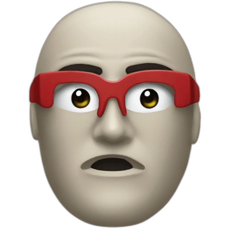 Money heist mask emoji