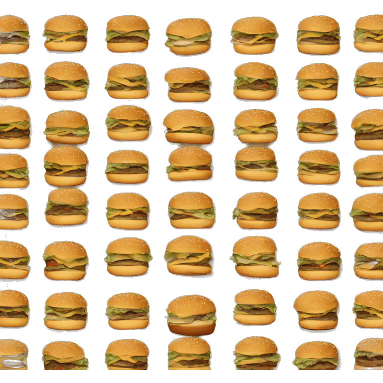 Burger with many patties emoji