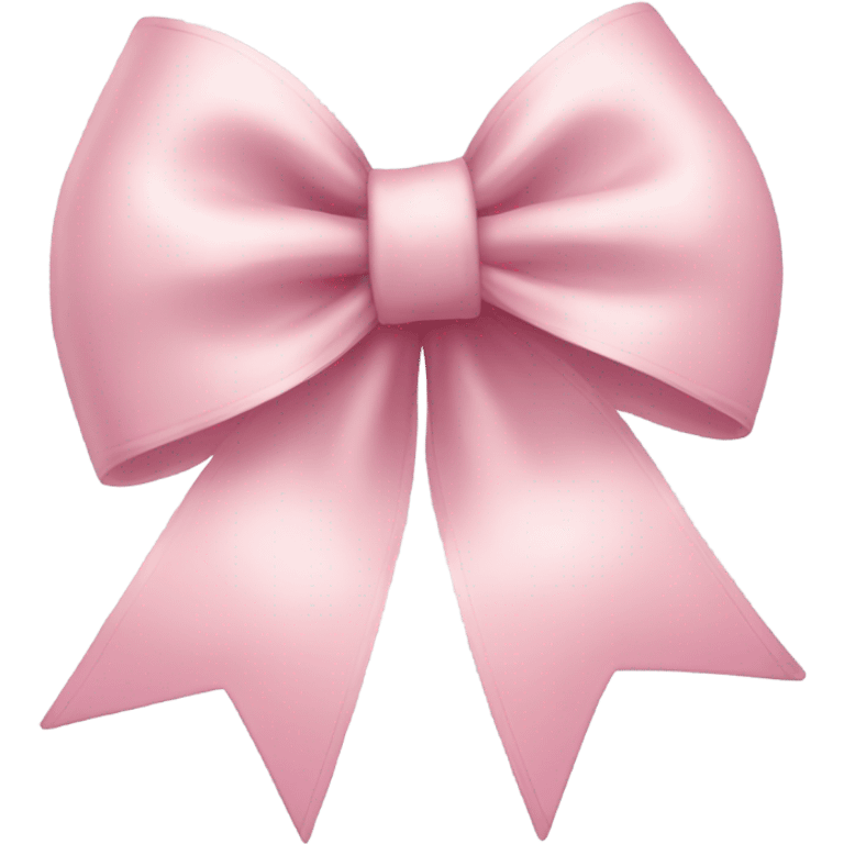 light pink festive bow emoji