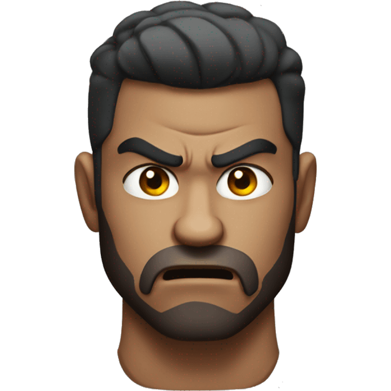 angry, muscular 25 year old man emoji