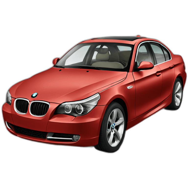 BMW-520-car emoji