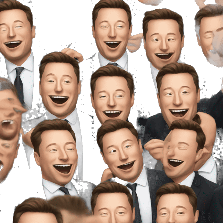 Elon musk partying  emoji