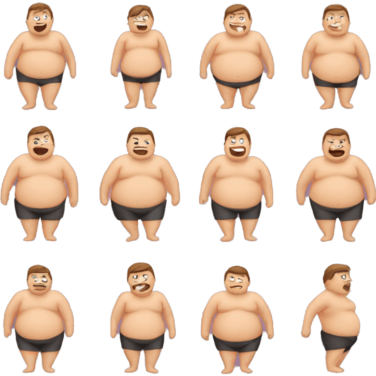 Person losing fat emoji