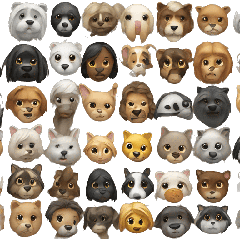 Animals,people, emoji