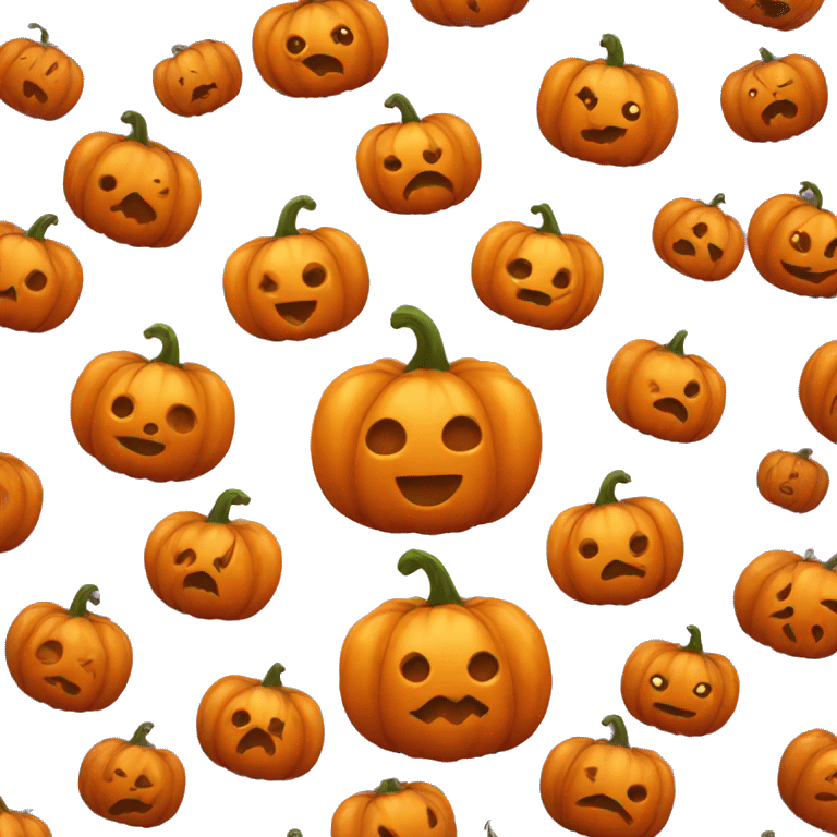 cute pumpkin emoji