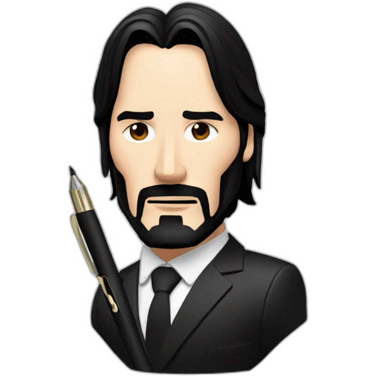 JOHN WICK TAKE PEN emoji