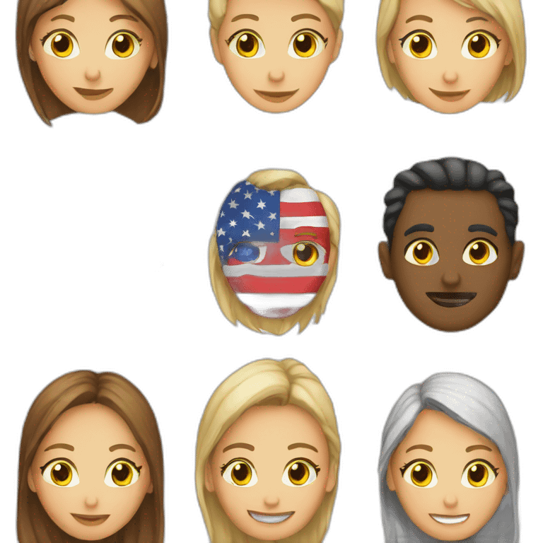 English lessons for emigration to the USA emoji