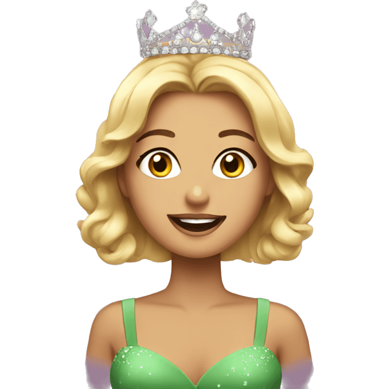 pageant girl winning emoji