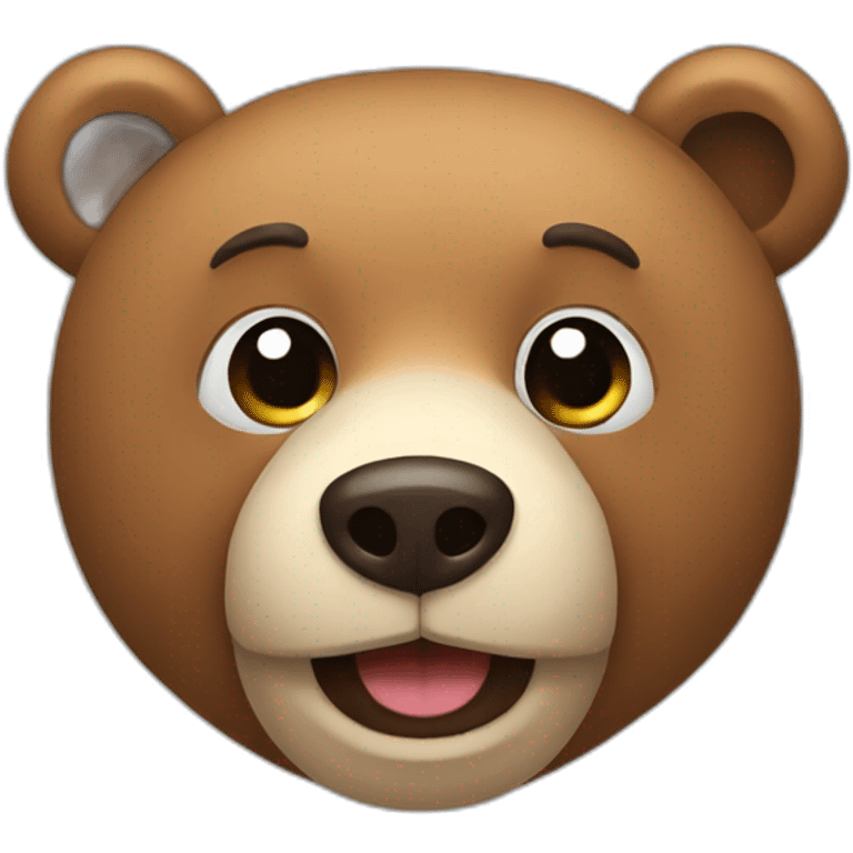 a bear emoji