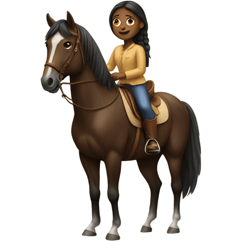 Girl on horse emoji