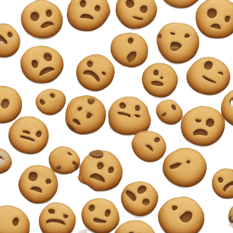 beige neutral mit cookie emoji