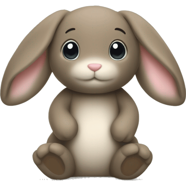 Jellycat rabbit emoji