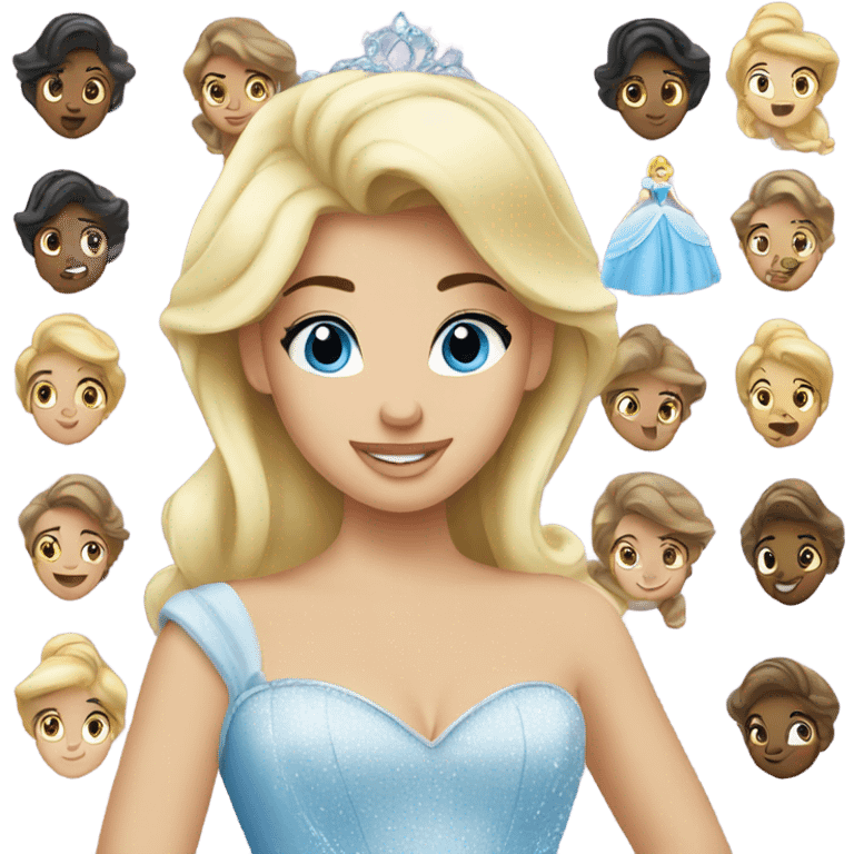 Cinderella Disney princess emoji