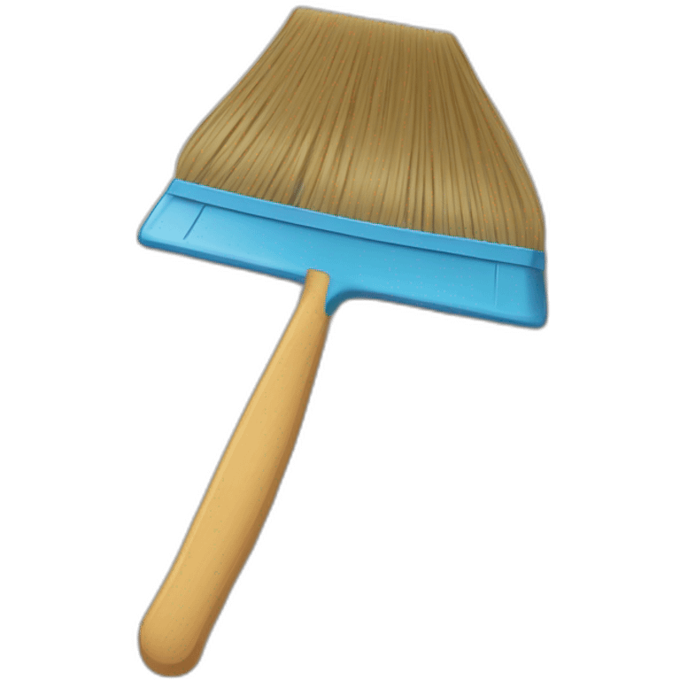 hand broom and dustpan emoji