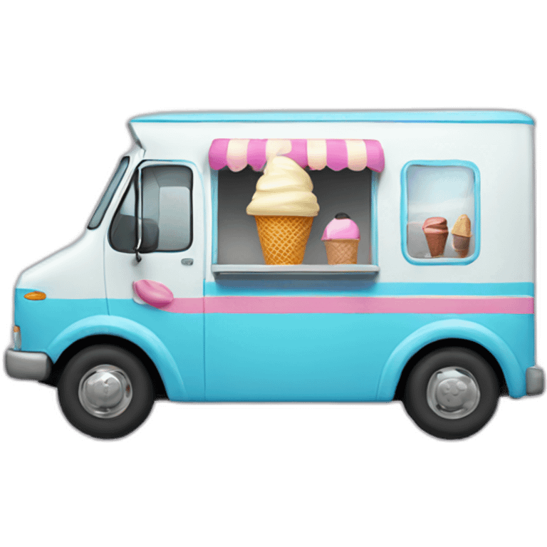 ice cream truck emoji