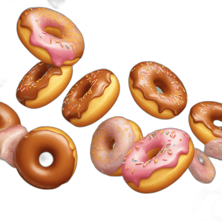 old fashion donuts emoji